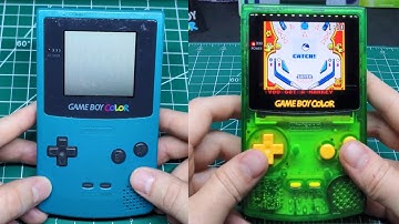 Game Boy Color FunnyPlaying Retro Pixel IPS LCD 2.5D ASMR (NO TALKING)