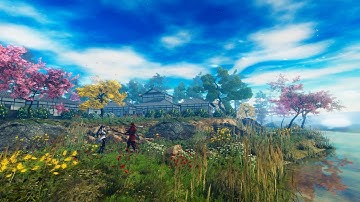 Speed Level Art - Anime Village Scene - Unity 2019