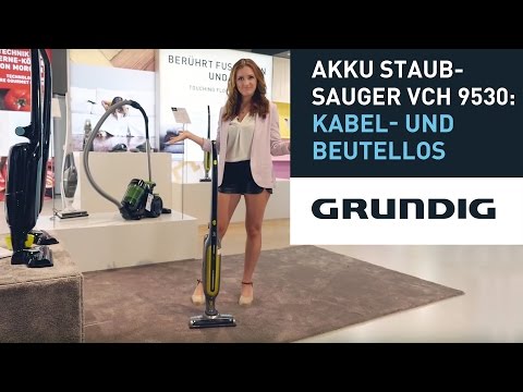 Grundig Akku-Staubsauger VCH 9530 mit Zyklon-Technologie