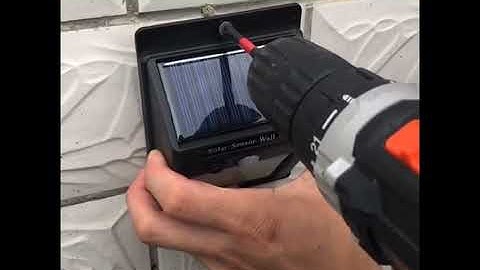 Đèn led cảm biến sử dụng năng lượng mặt trời