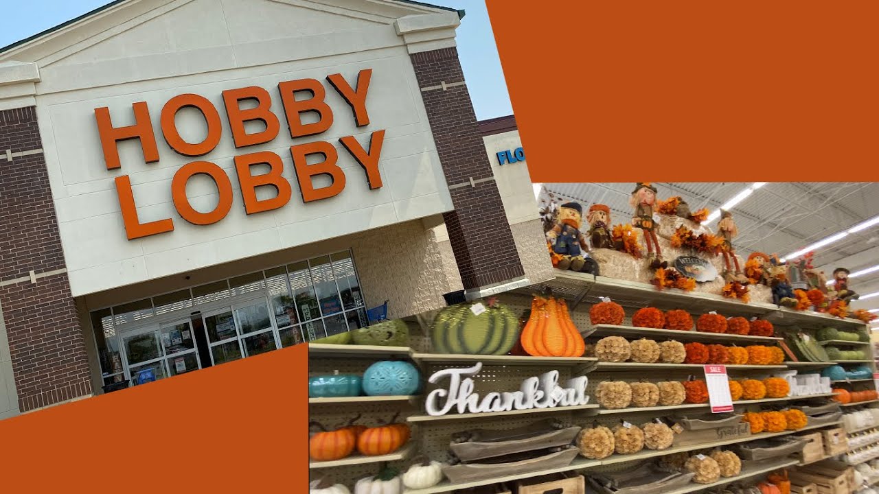 FALL Decorations at HOBBY LOBBY 2020 (Halloween and Thanksgiving too