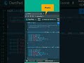 Share code through DartPad #short #shorts #coding #Flutter