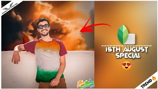 INDEPENDENCE DAY SPECIAL- How to print Indian flag Sticker in t-shirt Using Snapseed Application screenshot 2