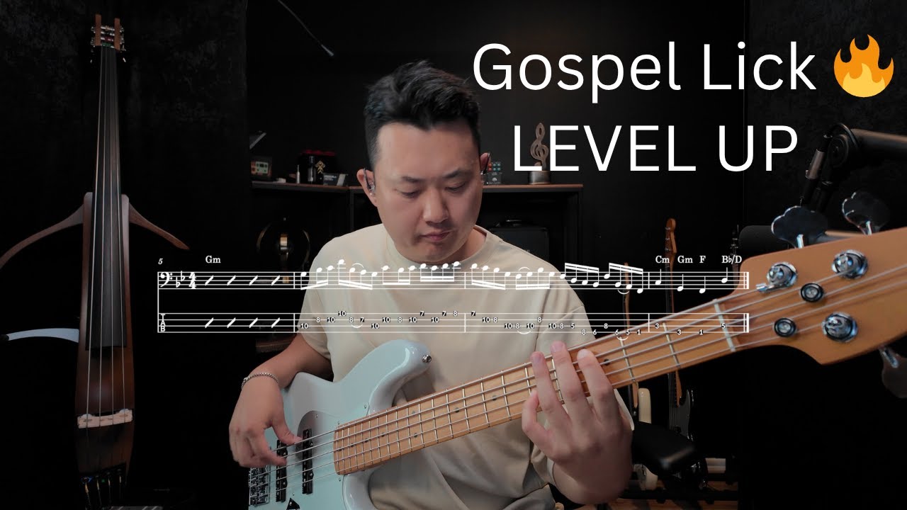 🔥 Gospel Bass Lick That Will Level Up Your Worship Playing - YouTube