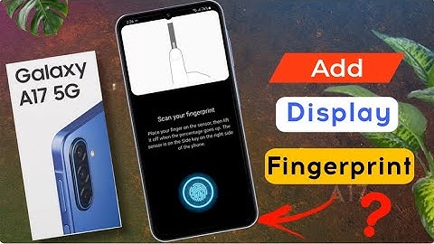 Samsung Galaxy A17 Have Display Fingerprint Lock ? | samsung a17 me Display Fingerprint Kaise Lagaye