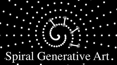 Spiral walk (Generative Art)