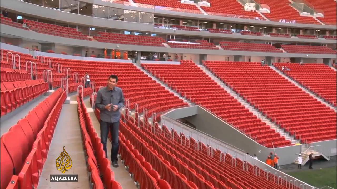 افتتاح ثاني أكبر ملعب في البرازيل - قناة الجزيرة البلقان