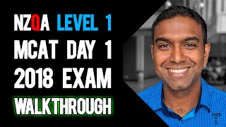 NCEA Level 1 Algebra MCAT 2018 Day 1 - Worked Answers