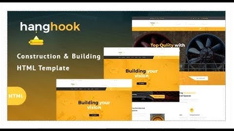 Hanghook - Construction & Building HTML Template | Themeforest Download