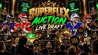Fantasy Football LIVE: Superflex Auction Draft SHOWDOWN! 📱