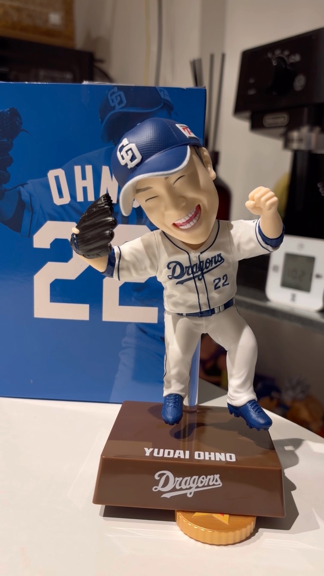 開封】大野雄大のボブルヘッド開けたら…まさかの〇〇⚾️#中日