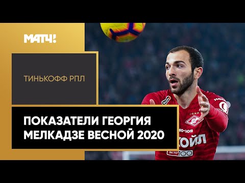 Показатели Георгия Мелкадзе весной 2020