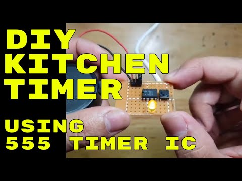 KITCHEN TIMER PROJECT USING 555 TIMER IC WITH THREE SELECTABLE INTERVALS - No Arduino Circuit
