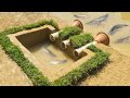 Amazing fish trap in the deep hole  making an underground fish trap system using pvc pipe
