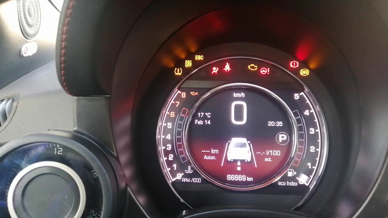 Reset, borrar cambio de aceite Fiat 500 2015 YouTube