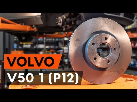 Cómo cambiar los discos de freno delantero en VOLVO V50 1 (P12) [VÍDEO TUTORIAL DE AUTODOC]