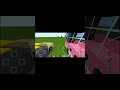 I created a pink coloured bus in my minecraft game