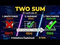 Two Sum LeetCode Problem in Tamil | Brute Force & Optimal Solutions | Coding Interview