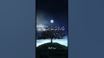 قَالُوا سُبْحَانَكَ مَا كَانَ يَنبَغِي لَنَا - علي جابر رحمة الله . سورة الفرقان . #quran