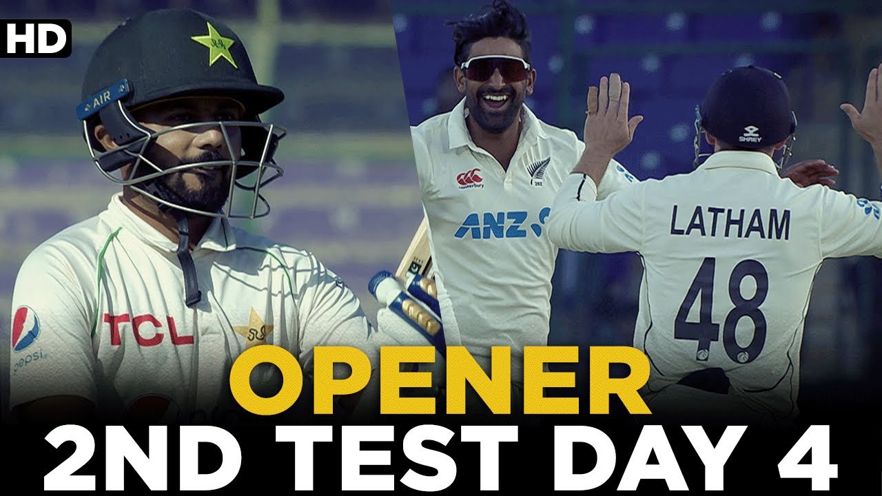 Opener | Pakistan vs New Zealand | 2nd Test Day 4 | PCB | MZ2L - YouTube