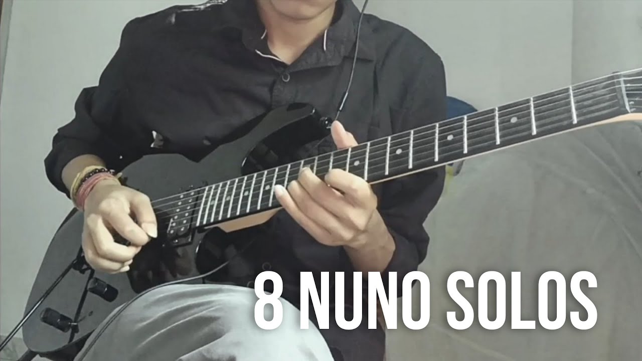 8 Nuno Bettencourt/Extreme Guitar Solos - Cover