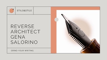 Reverse Architect Point | Custom Nib Studio (Gena Salorino) x Stilo&Stile