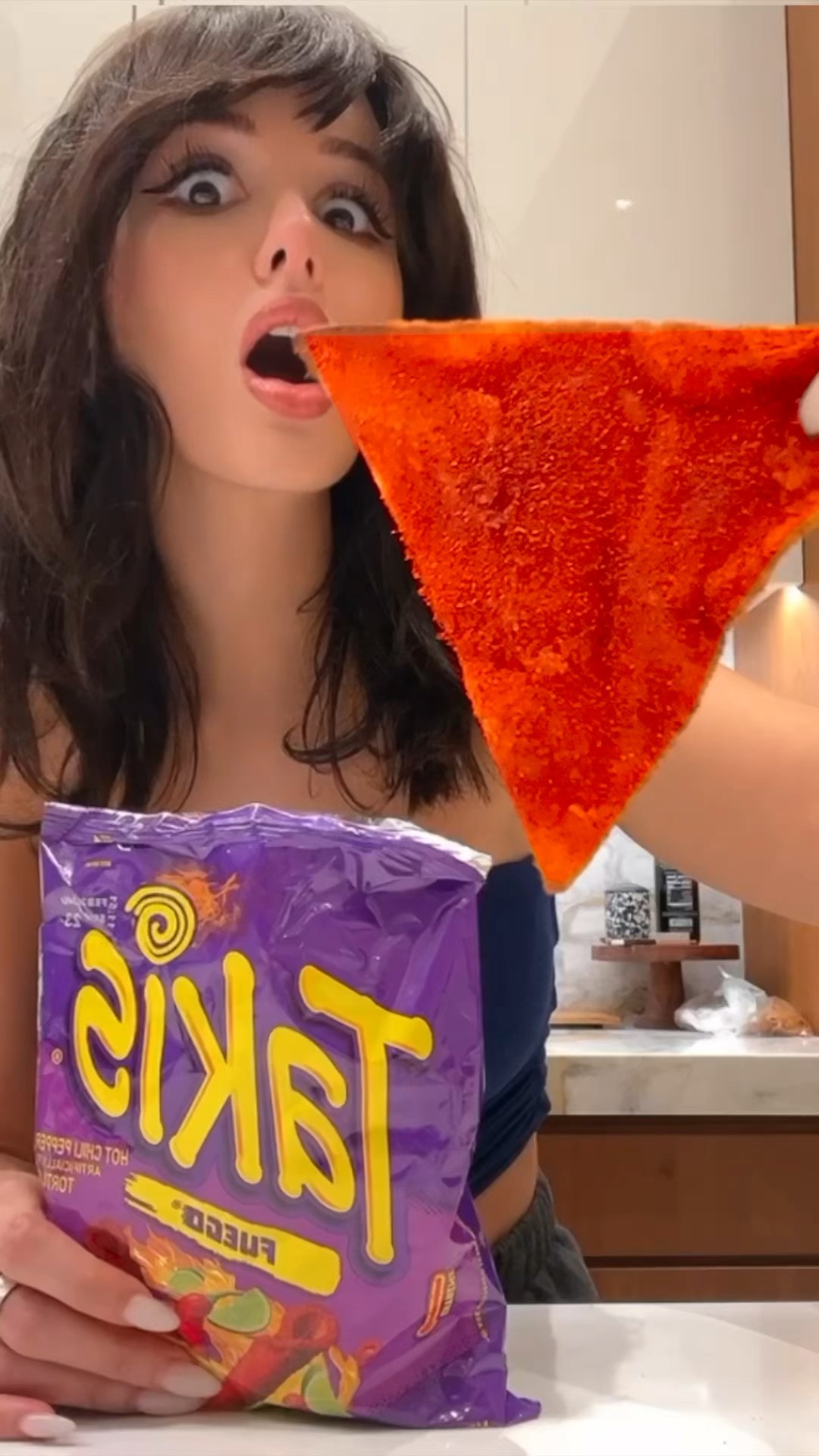 making a GIANT spicy chip