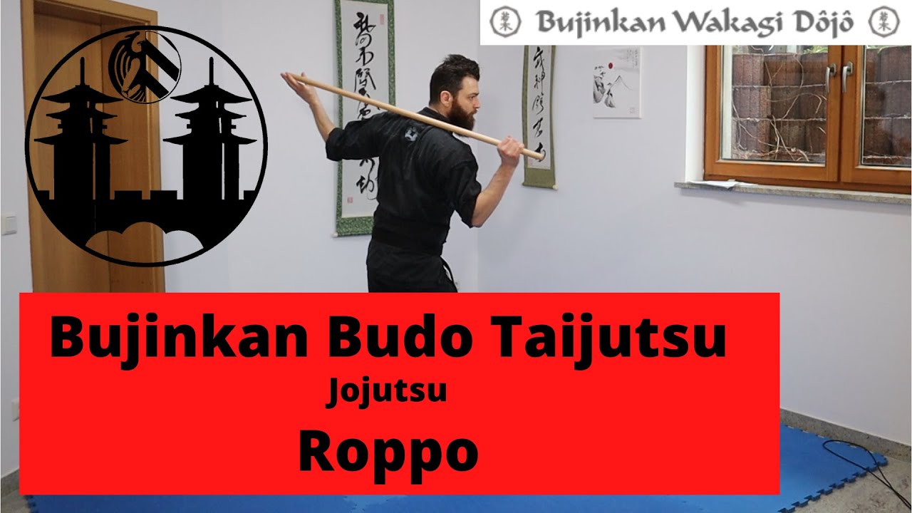 Bujinkan Budo Taijutsu, Jojutsu, Roppo no Kata, japanischer Stockkampf