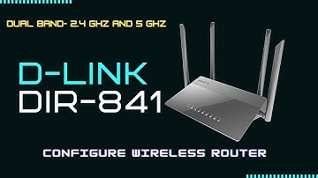 Configure D-Link wireless router DIR-841.