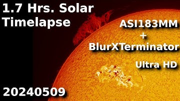 1.7 Hrs. Solar timelapse
