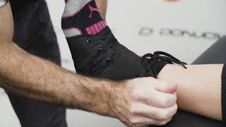 How To Fit the DonJoy Sports Stabilizing Pro Ankle Brace  SSPC