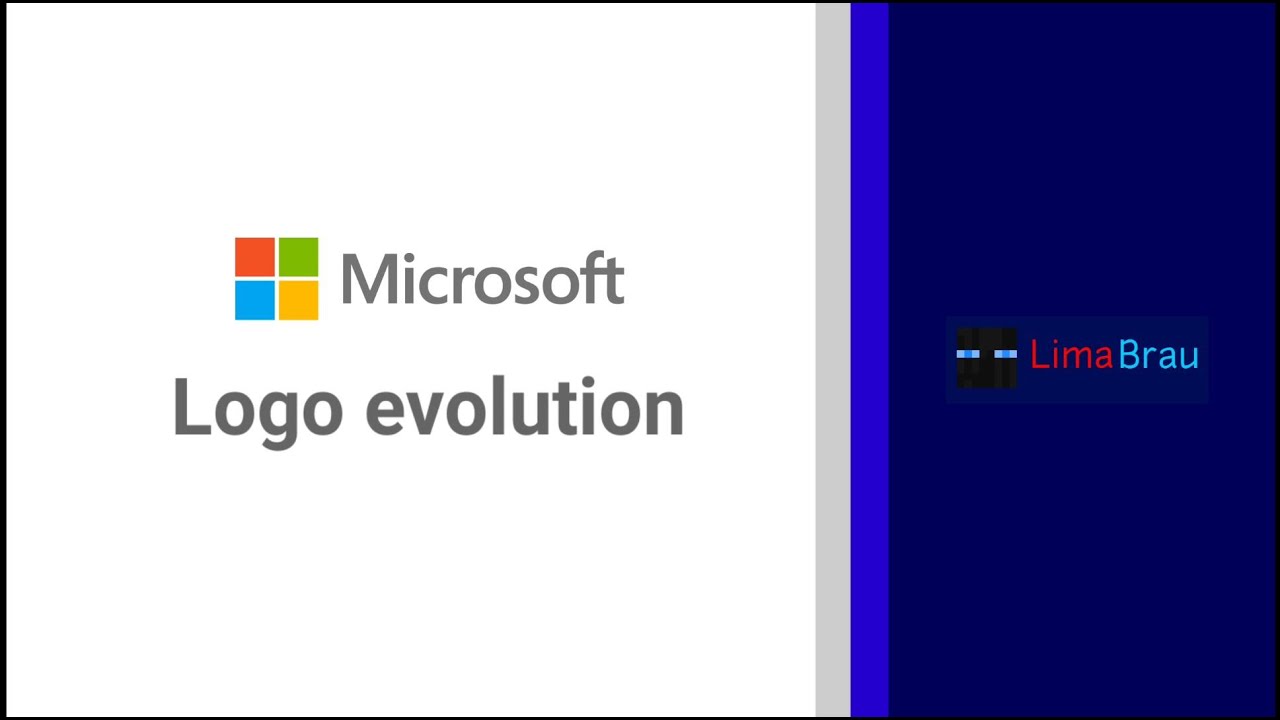 Microsoft logo evolution 1972 - Present - YouTube