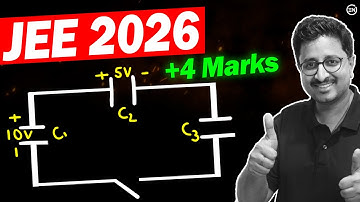 JEE 2026: How to Solve 3 or more Capacitor in such Circuit | +4 Marks | Eduniti| Mohit Sir