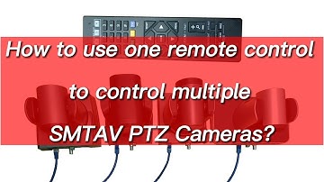 How to use one remote control to control multiple SMTAV PTZ Cameras?#SMTAV #ptz #ptzcamera