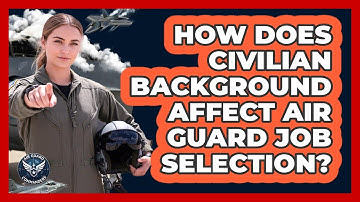 How Does Civilian Background Affect Air Guard Job Selection?