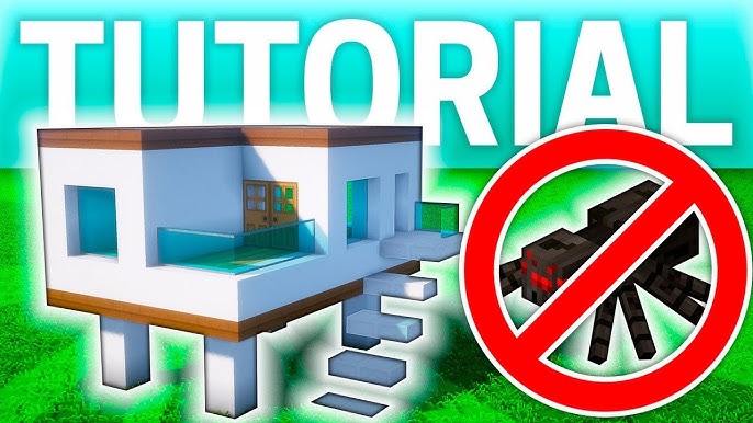 Minecraft: MINI CASA fácil moderna Tutorial #2✓