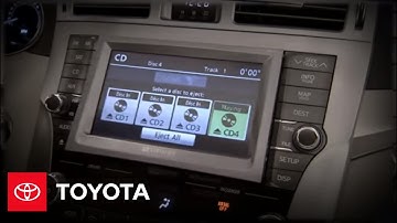 Avalon How-To: JBL Audio System with Navigation | Toyota