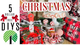 🎄((NEW!!)) 5 DIY Dollar Tree CHRISTMAS DECOR CRAFTS🎄Ep 10 \\