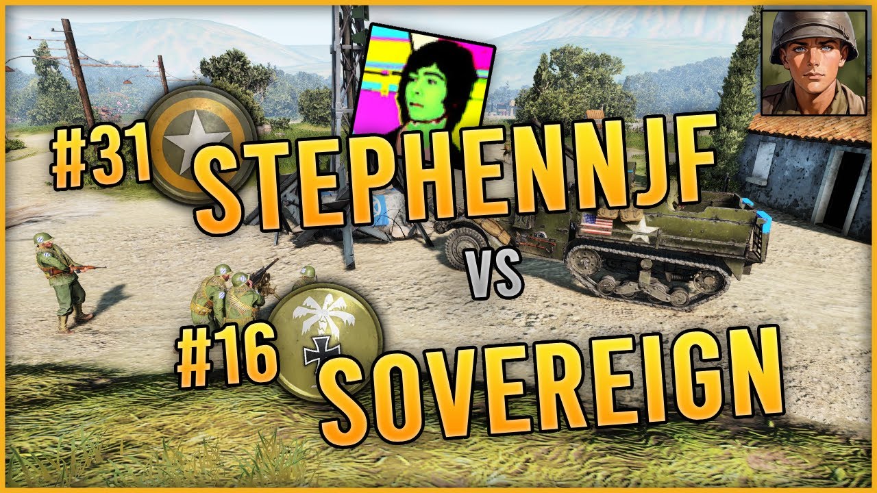 CoH3 1v1 | Cast | StephennJF (USF) vs Sovereign (DAK)