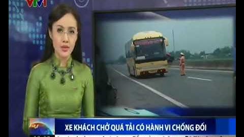Clip hót Video xe khách lao thẳng vào cảnh sát giao thông 2016 giải trí vui cười hài hước h 2017