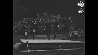 Scottish Tour (1910-1920) - 4 men dancing in kilts