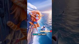 Darling Help Theres A Shark cats catshorts funny comedy