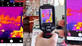 🔥 KAIWEETS KTI-W02 PRO 256x192 potężna kamera termowizyjna z WiFi i nagrywaniem wideo!