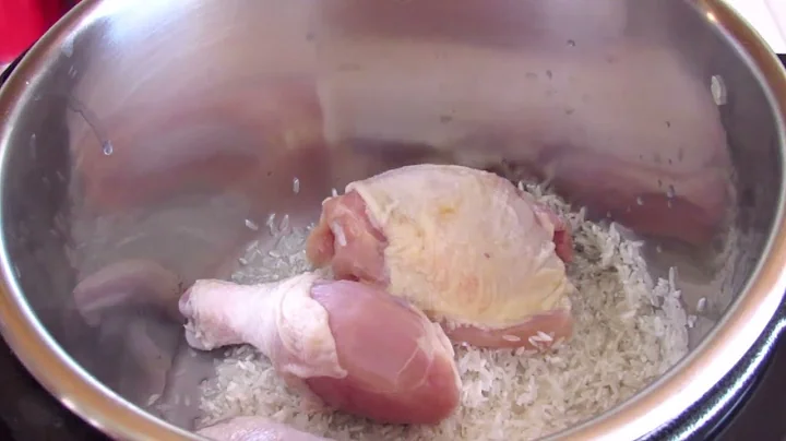 Instant Pot Rice and Chicken Porridge