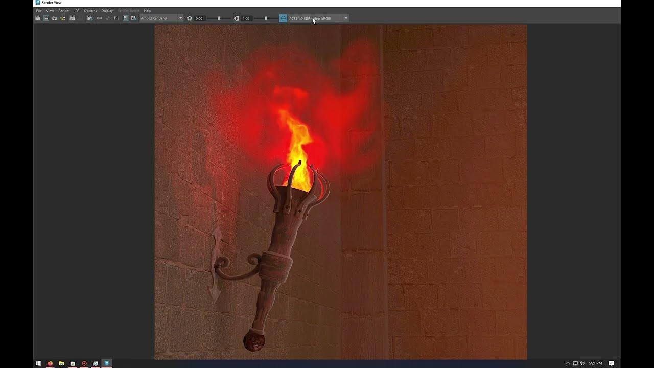 Fire Effect in Maya YouTube
