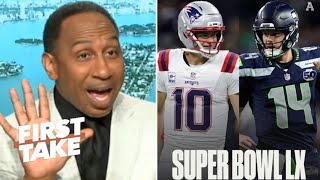Patriots Will Win Super Bowl - Stephen A. Not Worried On Drake Mayes Shoulder Injury Vs Seahawks