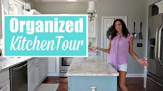 Kitchen Organization Tour | Simple  Functional  Family Friendly Organization + Kitchen Favorites