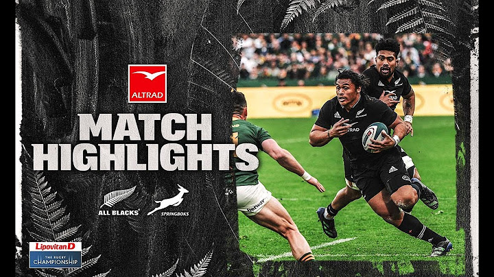 HIGHLIGHTS | All Blacks v South Africa 2022 (Johannesburg)