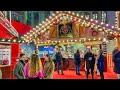 London’s Christmas Market & Lights|London Walking Tour | Leicester Square Christmas Market[4K HDR]