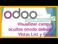Agregar ➕ o visualizar 👁 campo en vista de tipo formulario y lista | Add field in form and list view